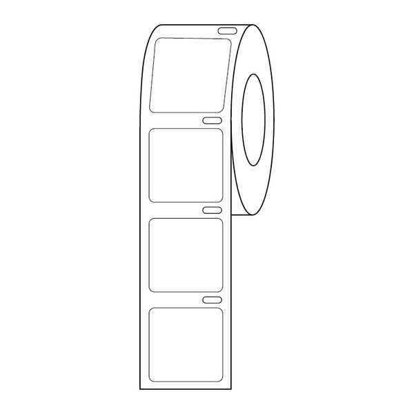 Label/Dot Combo Roll, Cryo, Direct Thermal, 24x13mm & 9.5mm Dot, for 1.5mL Tubes, Blue, 500PK